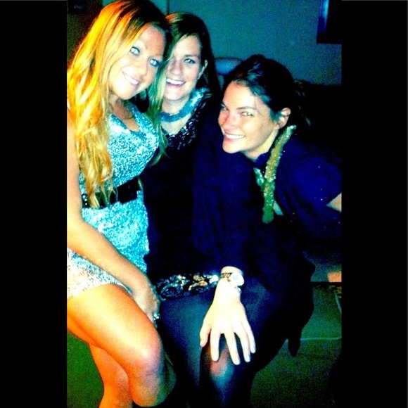 Aidan Mattox silver sequined dress - Picture 7 of 7